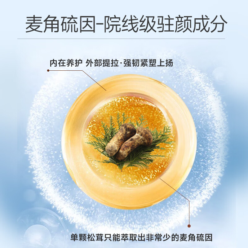 TIMELESS美国原装进口麦角硫因胶囊保持皮肤弹性活力亮白内服紧致 1盒【体验装，建议周期调理】