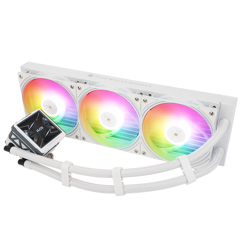 Thermalright(利民)FROZEN WARFRAME 360 ULTRA ARGB WHITE 寒冰装甲ULTRA 2.88英寸液晶屏一体式水冷散热器 