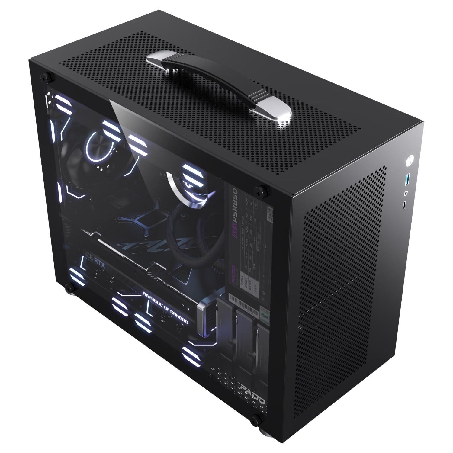 半岛铁盒（PADO）N4手提机箱黑色