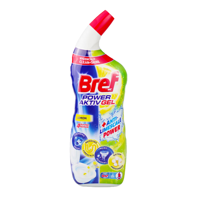 妙力（Bref）汉高进口洁厕液700ml增量装马桶清洁剂厕所除臭神器去污防垢去黄  柠檬香