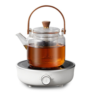 小熊电陶炉全玻璃家用煮茶器小型大功率电煮炉迷你烧水电茶炉