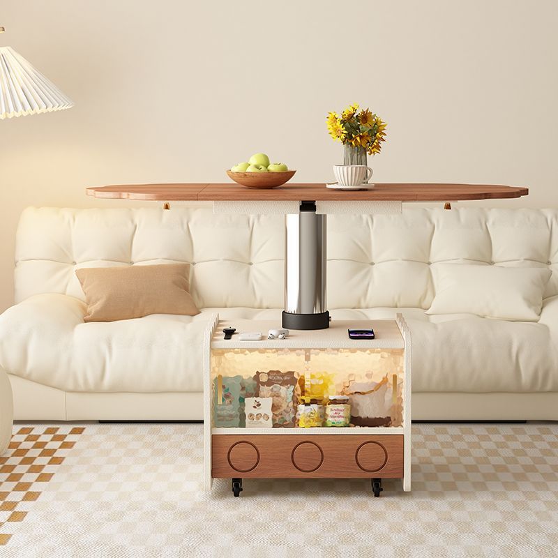 移动茶几小推车可折叠升降客厅沙发边几多功能小户型餐车阳台茶桌