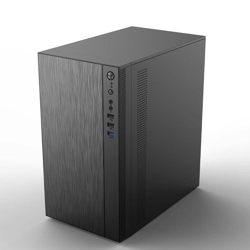 清仓商务办公电脑主机箱matx紧凑主板家用中小机箱台式机USB3.0