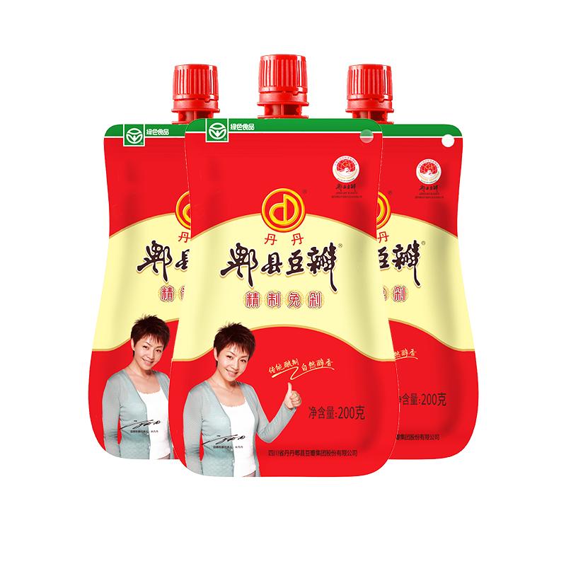 丹丹郫县豆瓣免剁200g小袋装家用方便川菜常用调味酱