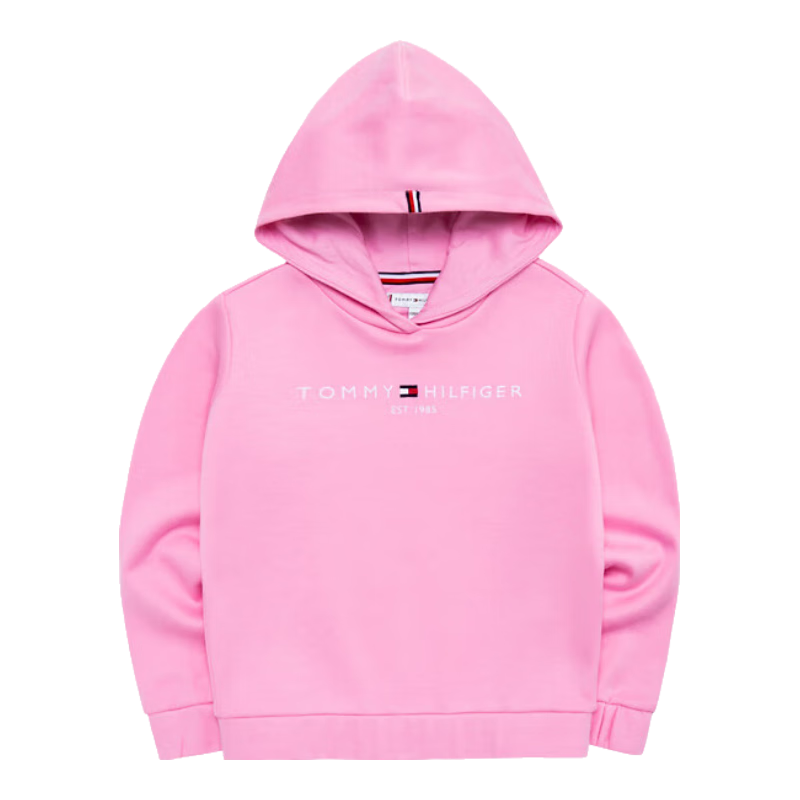 Tommy Hilfiger汤米儿童童装卫衣秋季新品女童时尚连帽卫衣上衣外套