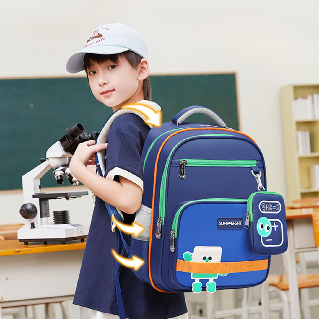 小护脊卡通书包（1-3年级）