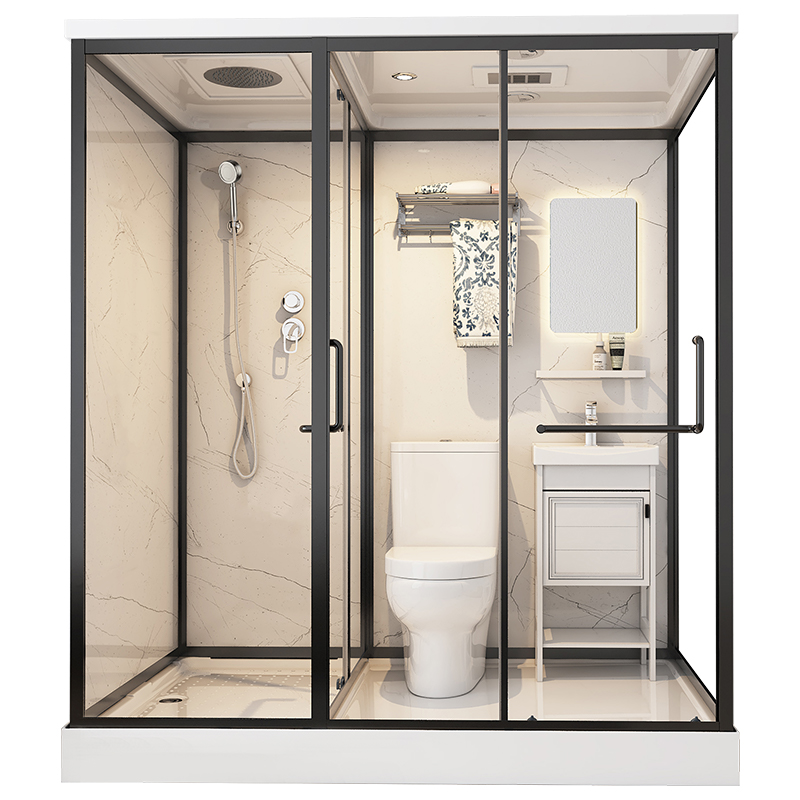 淋浴房一体式整体卫生间家用浴室集成厕所农村马桶房洗澡间卫浴房