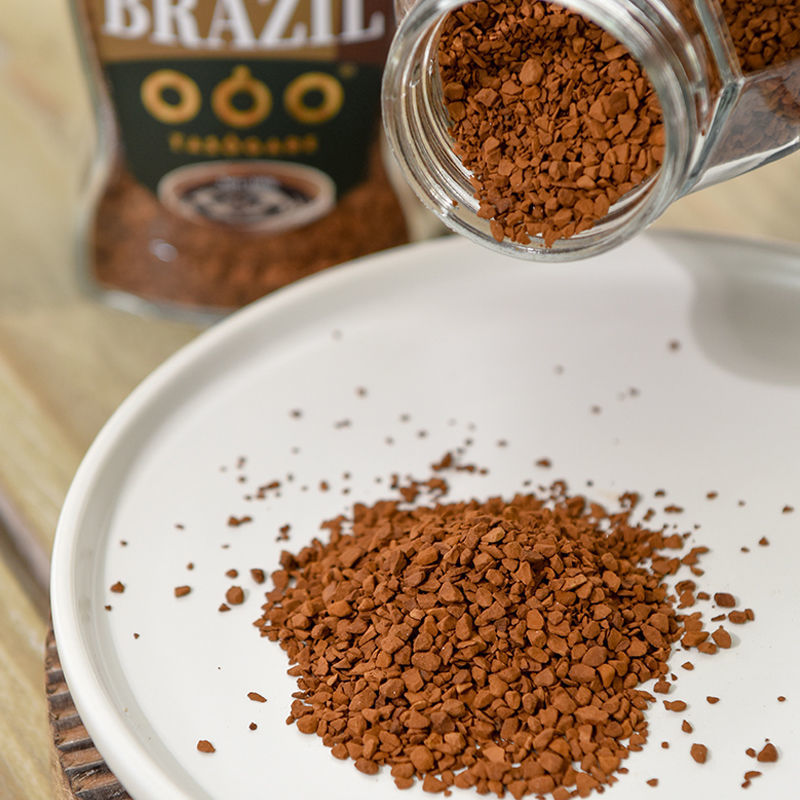 隅田川巴西速溶黑咖啡意式冻干纯咖啡粉冰美式0蔗糖100g