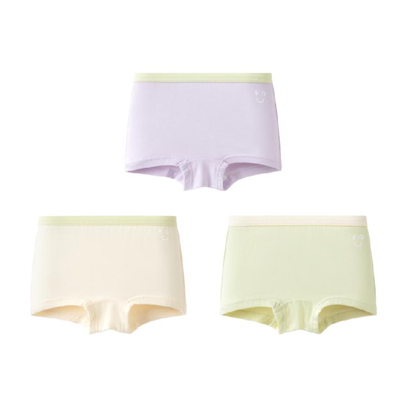 巴拉巴拉儿童内裤棉a类女童平角短裤小童大童四角裤不夹pp