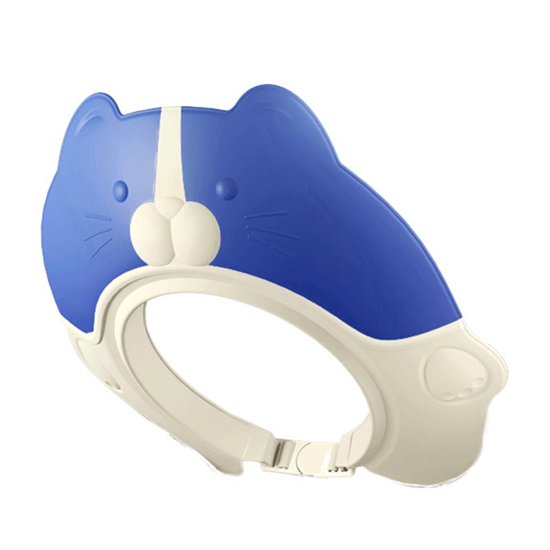 蒂爱婴儿挡水帽儿童洗发浴帽洗澡护耳小孩防进水帽子宝宝洗头