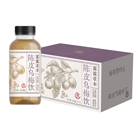  lolo/露露 低糖 陈皮乌梅饮