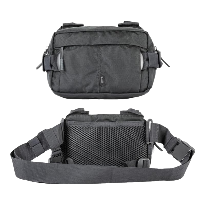 5.11户外休闲单肩包防泼水骑行包lv6战术斜挎包511多功能腰包56702 LV6/3L容量/