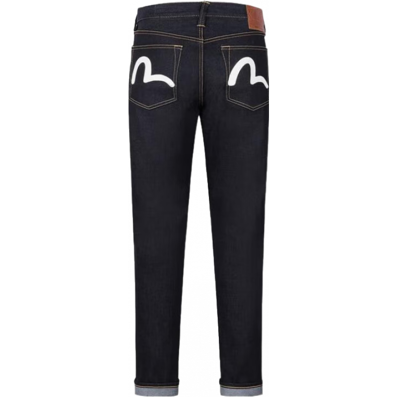 EVISU福神 2025年春季新品 男士海鸥印花贴身牛仔裤2ESHTM5JE125017CT 牛仔蓝 28