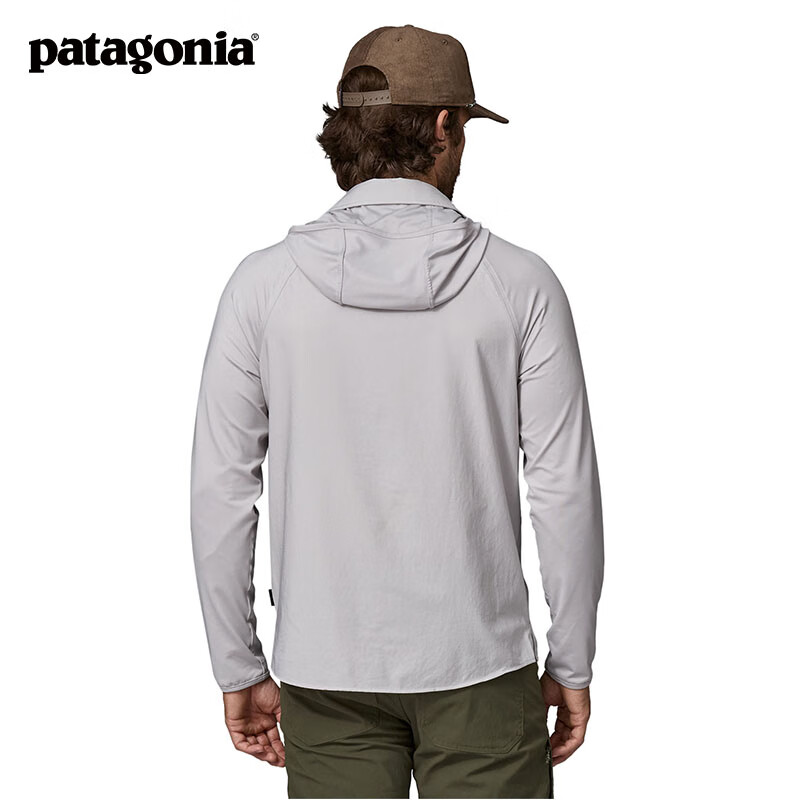  Patagonia/巴塔哥尼亚 速干轻质透气防晒 男士连帽衫衬衫