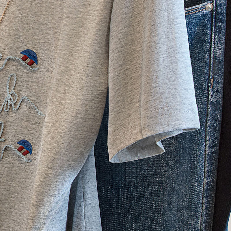 丝柏舍圆领T恤2025夏装新款女装宽松款短袖正肩简约风短款上衣