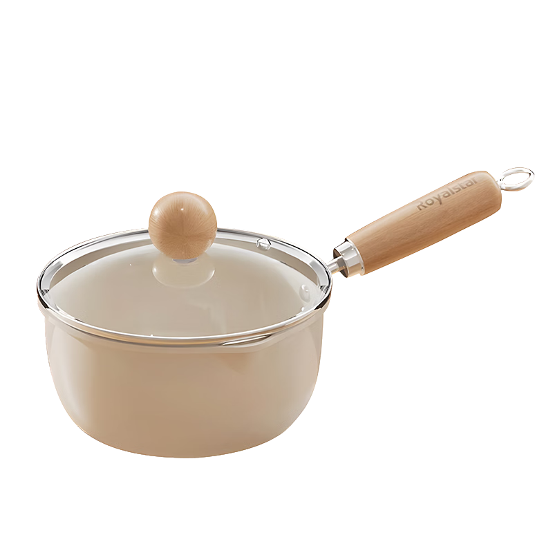 荣事达（Royalstar）陶瓷奶锅不粘锅家用小锅煮面锅婴儿辅食小奶锅电磁炉燃气通用