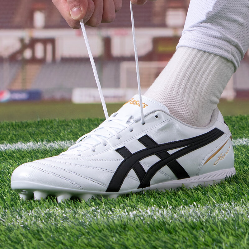 亚瑟士（asics）足球鞋 C3 AG短钉实战舒适透气低帮运动鞋 1103A121-100 39.5