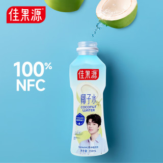 佳果源 保真椰子水350ml泰国进口  350ml*6瓶