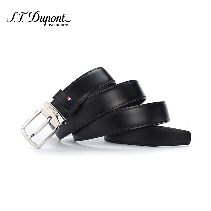 都彭S.T.DUPONT男士时尚针扣皮带男友 8200120