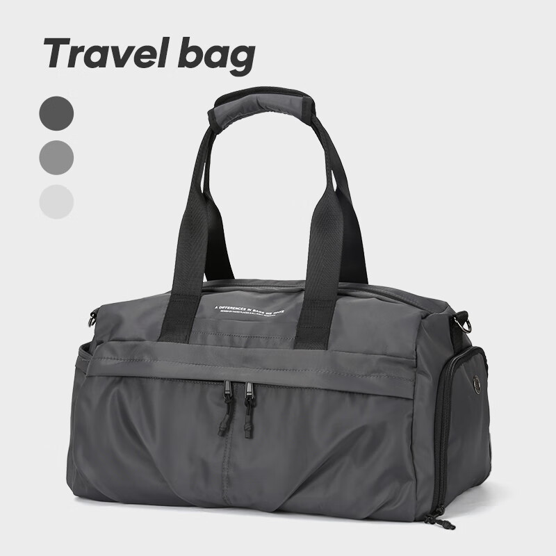 轻骑者手提旅行包男士大容量运动包健身包干湿分离短途旅游包行李包女款 小号-干湿分离/独立鞋仓