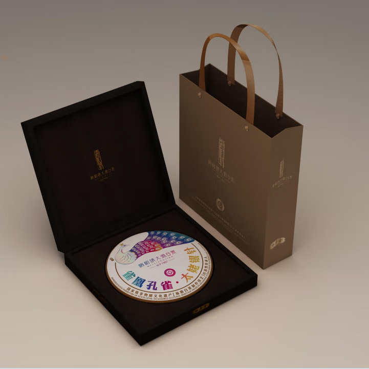 梅相靖大师白茶福鼎白茶雀凰孔雀 太姥银针2018年特级白毫银针357g 357g