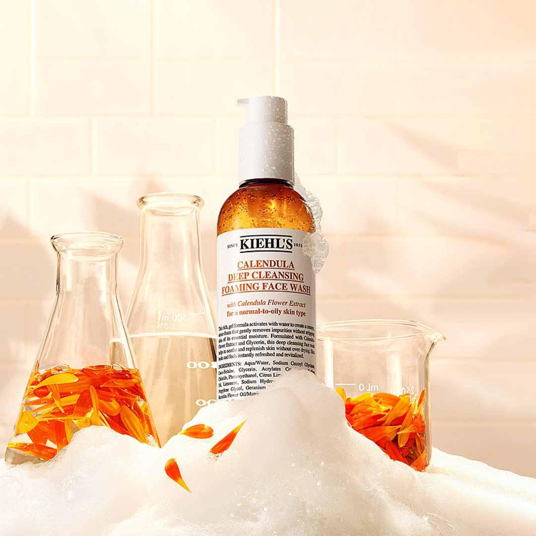 Kiehl's科颜氏洁面啫喱 金盏花洁面230ml/高保湿洁面150ml