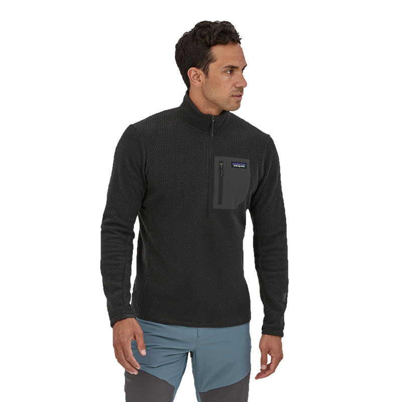 巴塔哥尼亚（Patagonia）R1 Air半拉链保暖抓绒衣40245 BK-