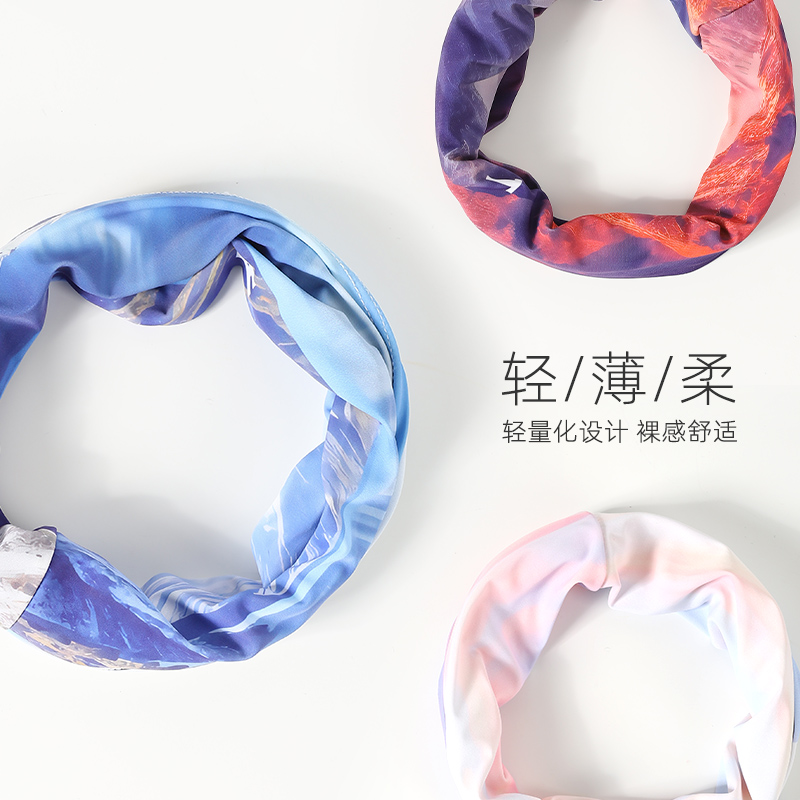 防晒面罩男士夏季防紫外线骑行骑车脖套护脖护颈冰丝多功能面巾Z