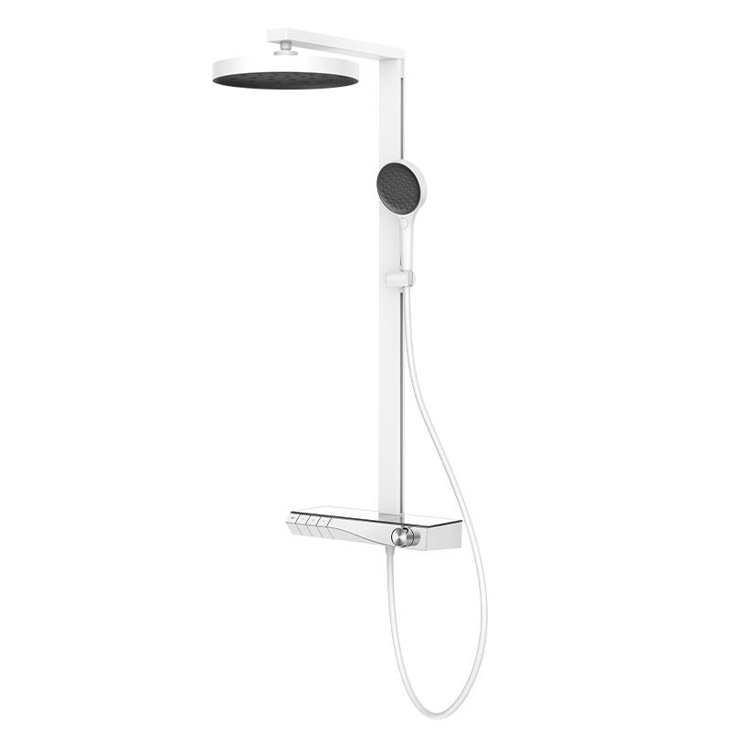 瑞尔特花洒钢琴键按摩背喷置物台家用淋浴器套装k31P