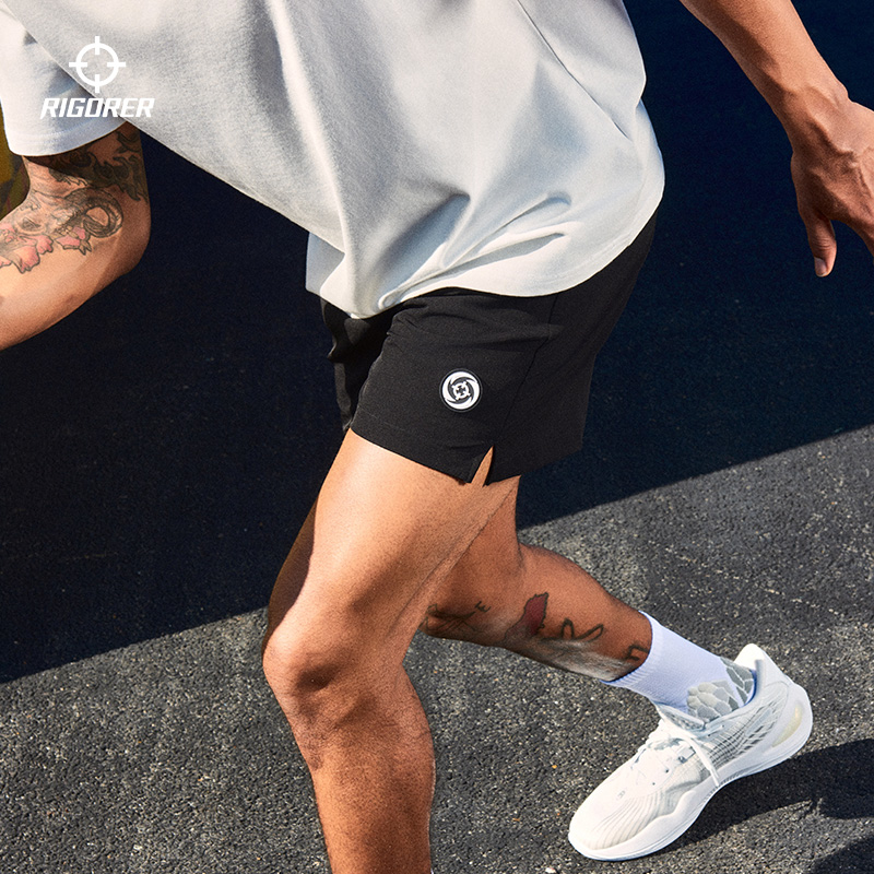 准者冰丝速干短裤男女夏季篮球透气四分篮球裤梭织运动裤