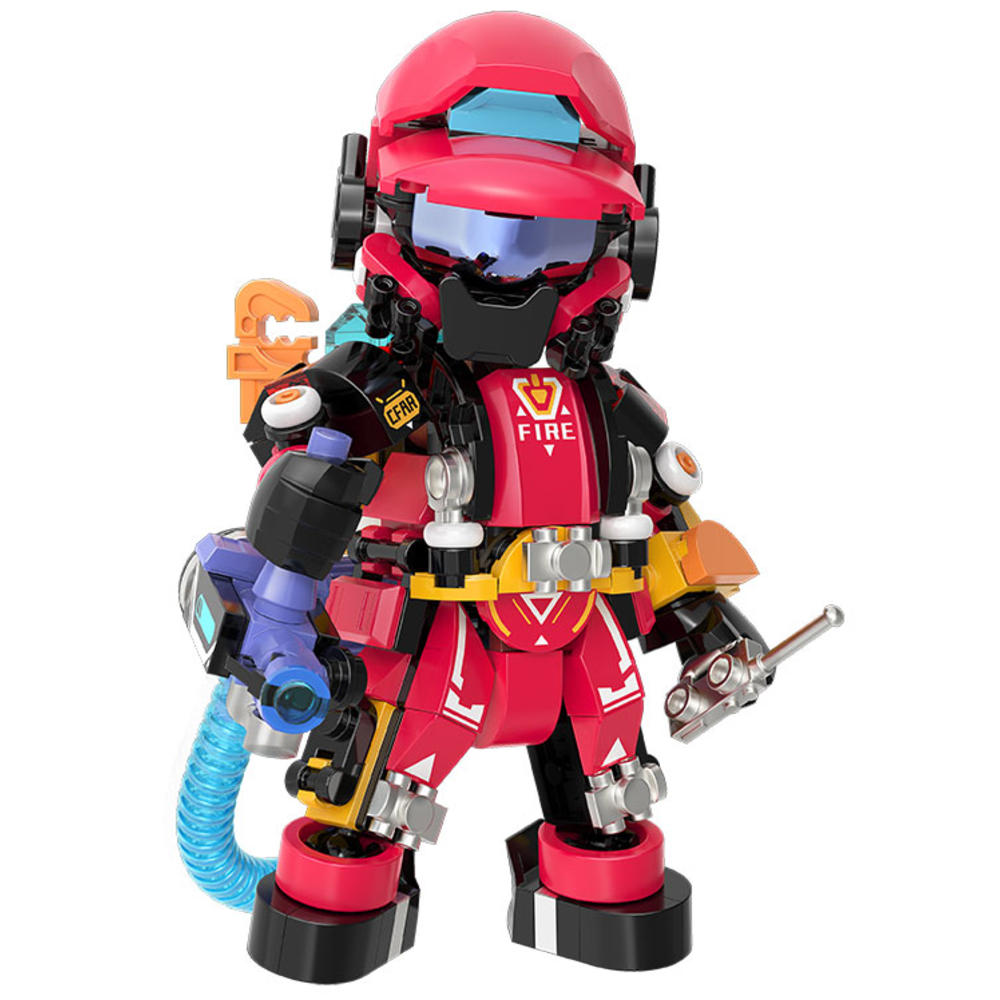 iBLOCK 救援小队系列 ib1101-1 消防员