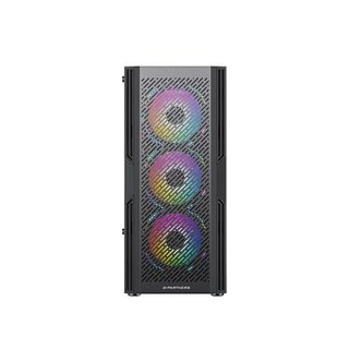 G-PARTNERS 速启S3电脑机箱台式机箱背线全侧透明水冷游戏ATX机箱