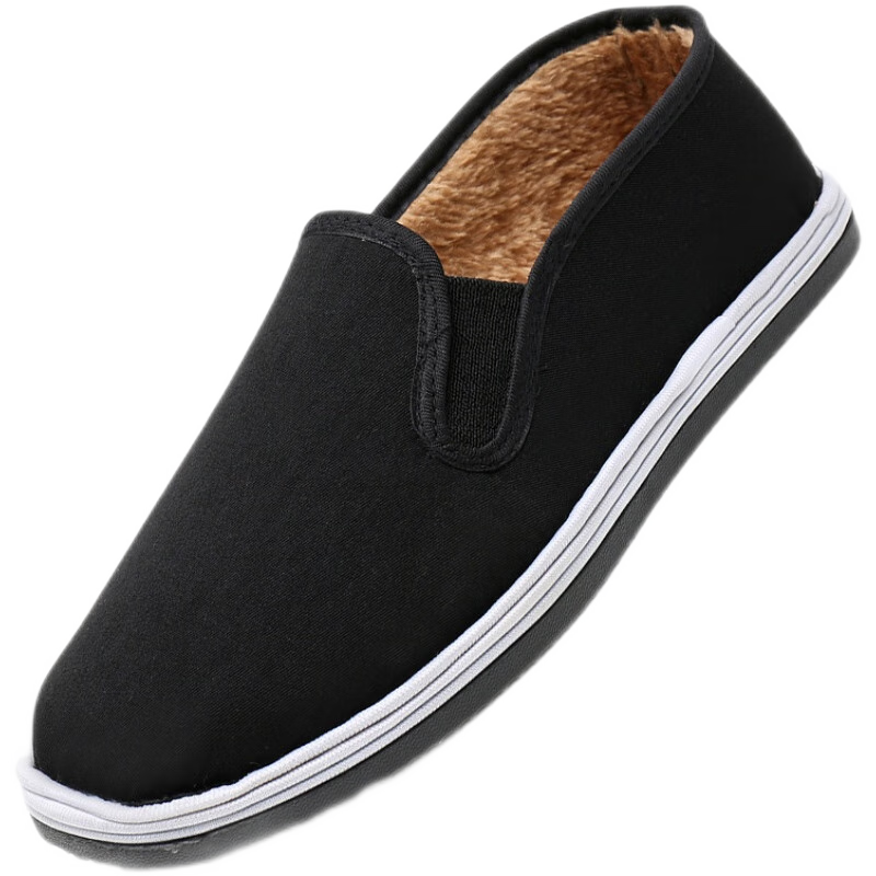 百年利永老北京布鞋男传统手工千层底布鞋一脚蹬中老年爸爸鞋工作鞋开车鞋