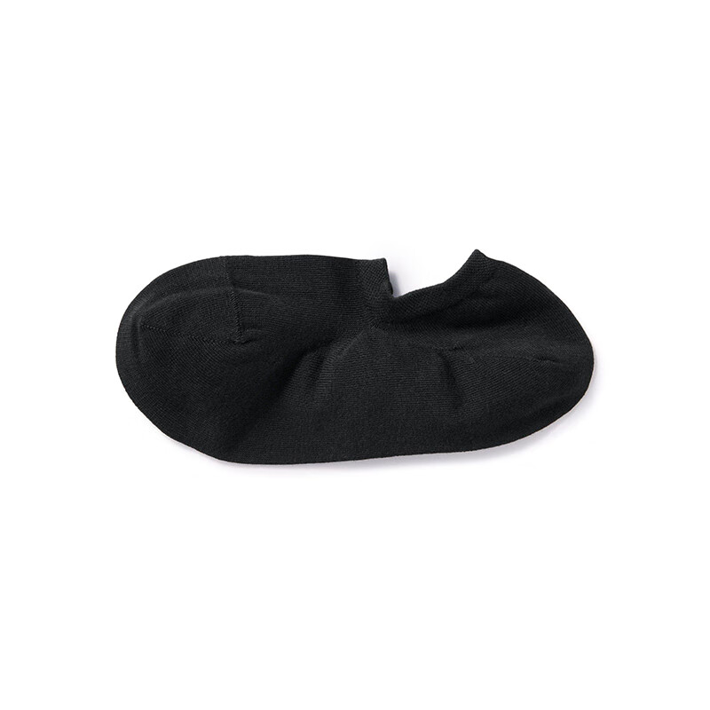 無印良品 MUJI（無印良品 ）男女通用合脚直角薄款浅口运动船袜隐形袜25年春季DAF22C5S 黑色 S （23-25cm / 36-40码）
