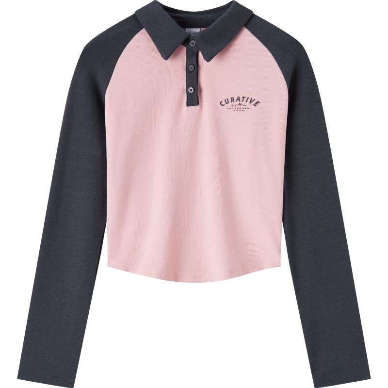  Semir/森马 复古风 女士POLO衫