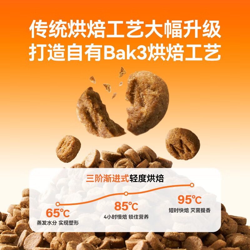 希喂天然无谷鸡肉猫粮  低温烘焙全价猫粮 适合幼猫成猫增肌长肉 鸡肉 1.5KG（加送50克试吃装）