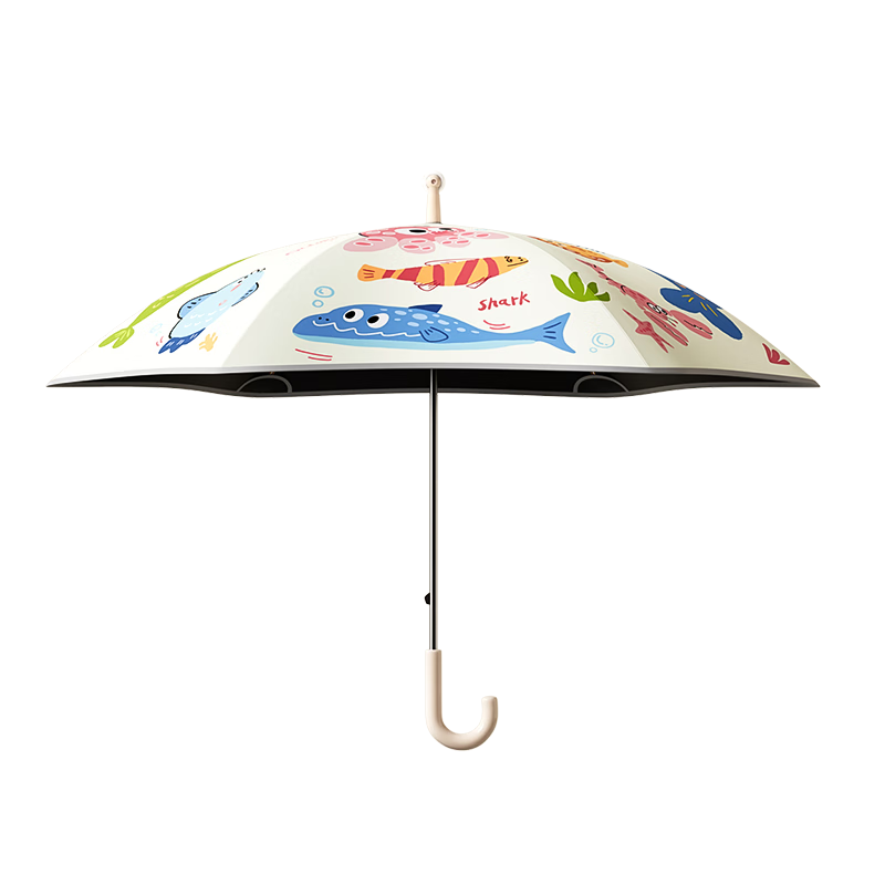 七麦麦儿童雨伞安全圆角太阳伞遮阳伞防晒伞幼儿园小学生男女孩雨伞