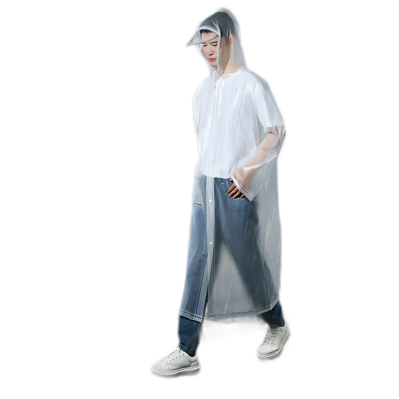 京东京造 TPU成人徒步雨衣男女户外旅行便携旅游大背包书包位 XL