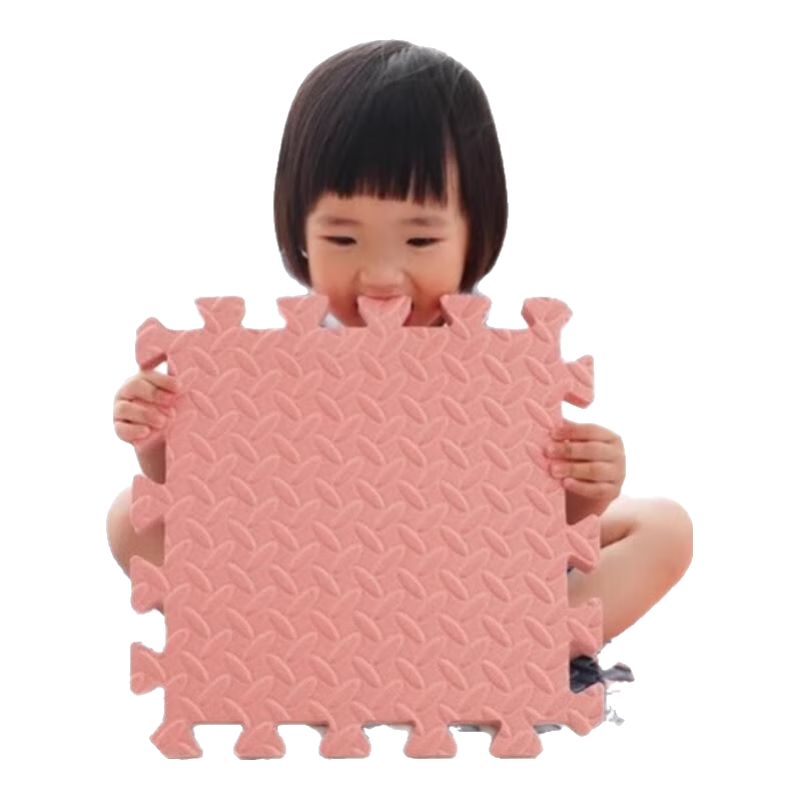 布迪思加厚泡沫垫拼接地垫儿童爬行地铺睡垫婴儿防摔隔音减震爬爬垫家用 【母婴级 送边条】 cm厚（16片）