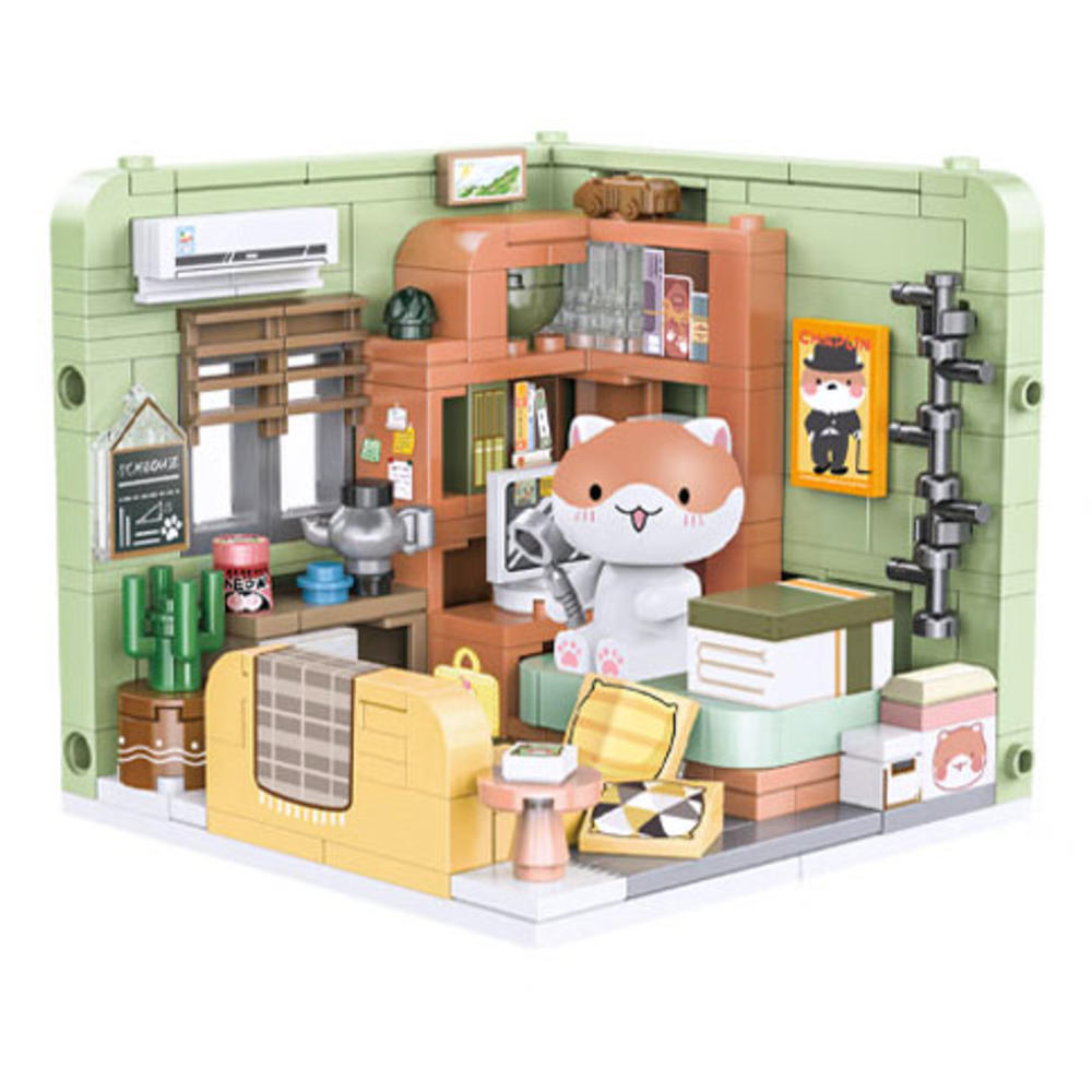 inbrixx 积乎 一群喵房间系列 885004 麻花的房间