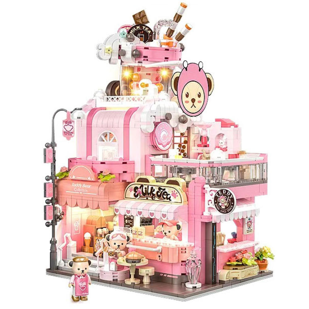 inbrixx 积乎 泰迪熊系列 881105 泰迪元气奶茶店