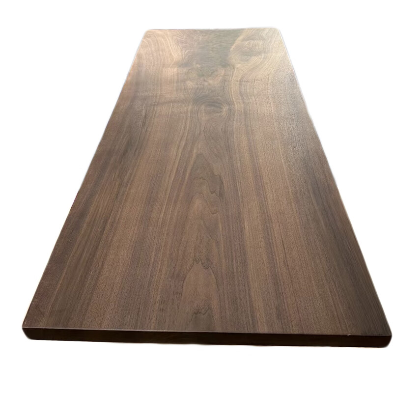 博米森桌面实木北美黑胡桃木大板升降桌面板整板茶桌茶台书桌板定制  其他结构