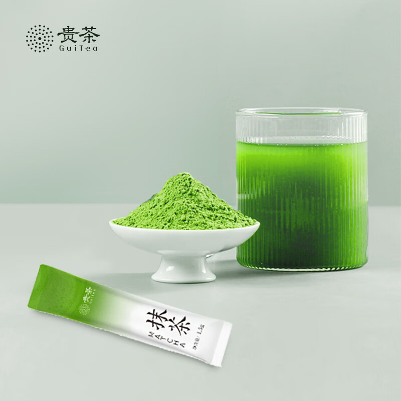 贵茶 贵州抹茶粉 昔绿展绿试用装4.5克