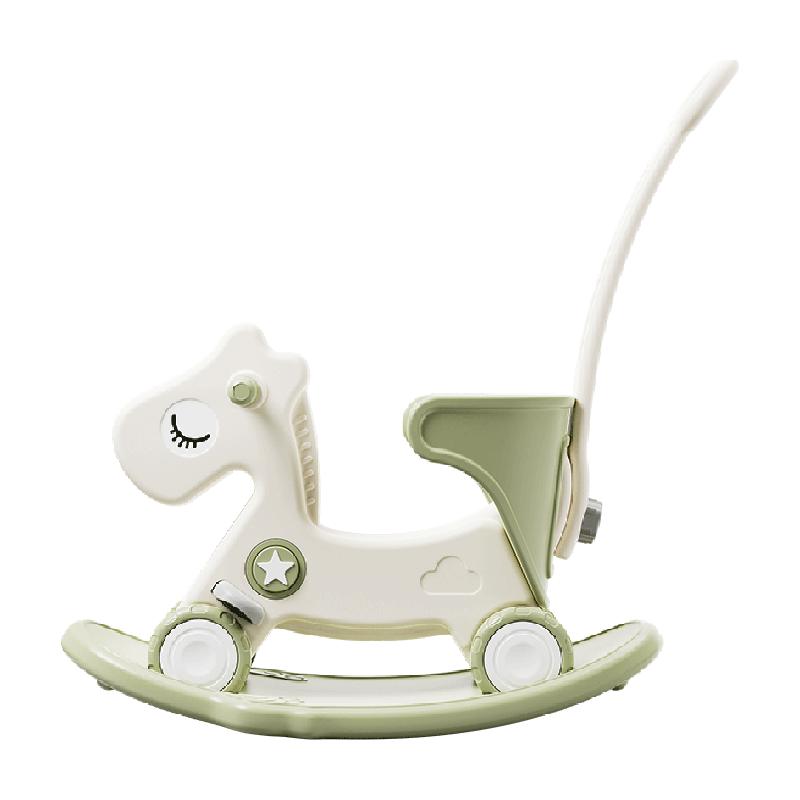 HOBBYTREE/哈比树儿童玩具防摔木马宝宝遛娃摇摇滑行车玩具组合装