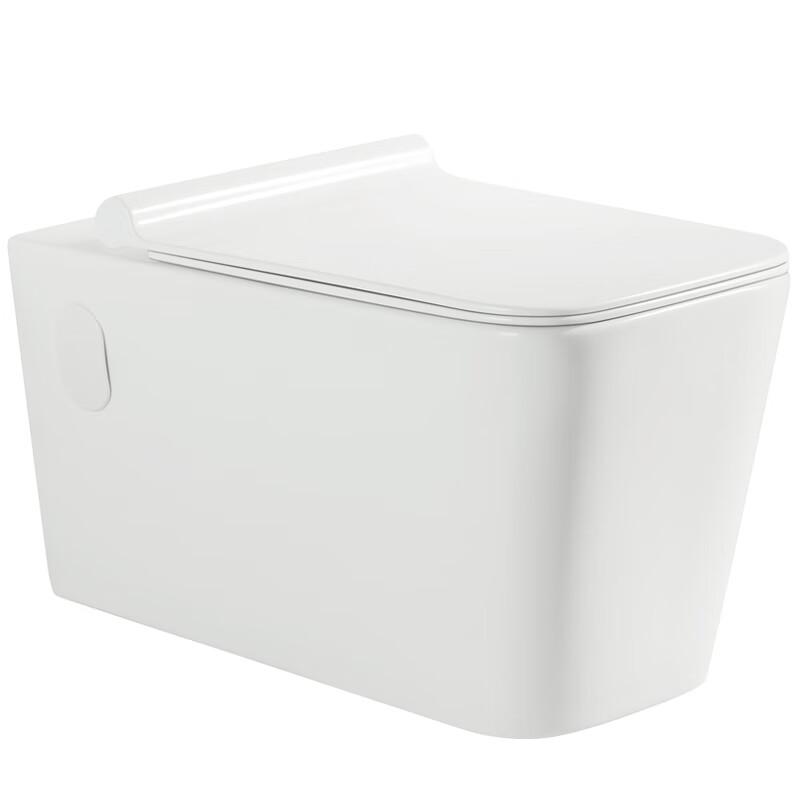 君豪壁挂式挂墙马桶入墙挂式坐便器挂便暗装水箱隐藏悬挂式墙排马桶 壁挂单马桶（方款对冲）