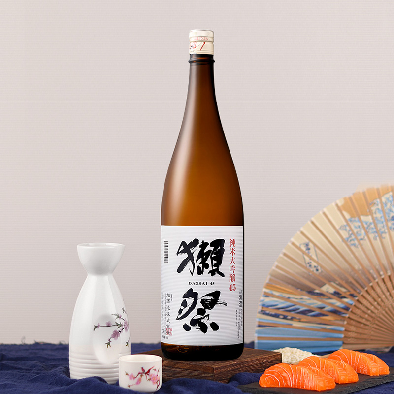 獭祭纯米大吟酿清酒1800ml组合装【23/39有盒，45无盒】