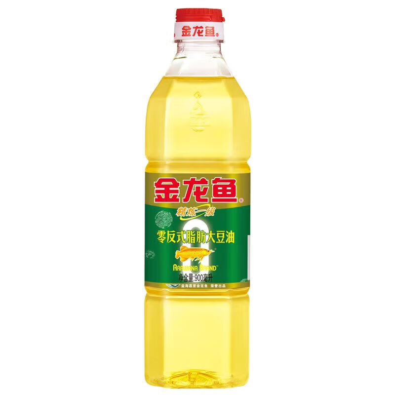 金龙鱼大豆油小瓶食用油 蛋糕烘焙烹饪炒菜精炼一级大豆油  *15瓶 整