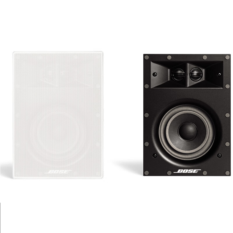 博士博士/BOSE Virtually invisible 791 691隐藏式扬声器圆形吸顶配BOSE AMP蓝牙功放家庭音乐音响 691白色一对