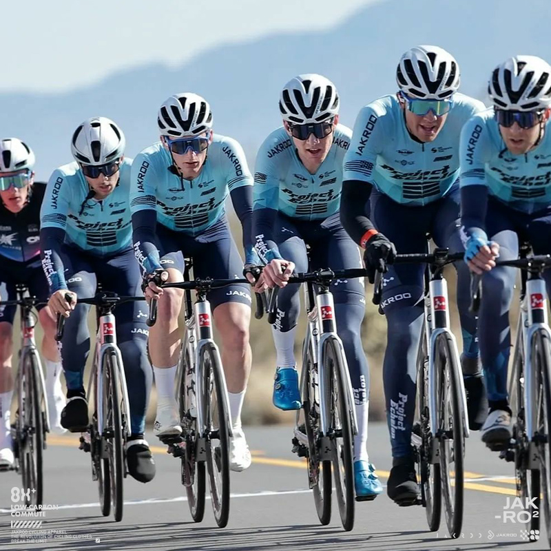 捷酷夏季男款PROJECT2.0车队版连体服竞技运动透气一体式骑行服