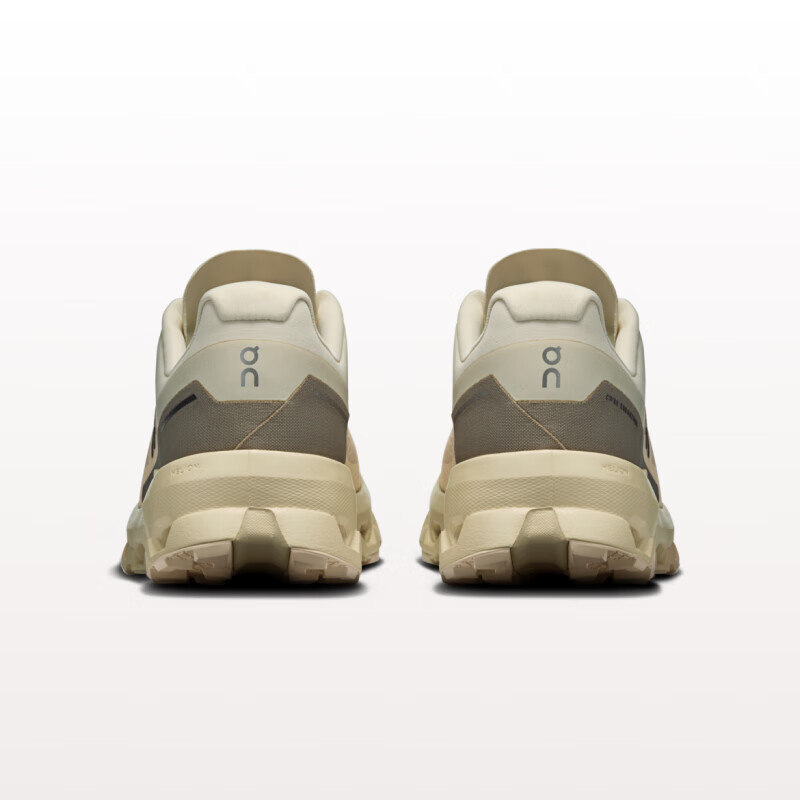 On昂跑 Cloudvista 2 女款缓震越野跑鞋 Cream | Desert 奶油色 | 沙漠黄
